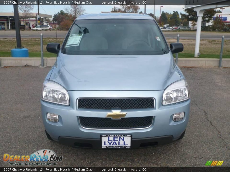 2007 Chevrolet Uplander LS Polar Blue Metallic / Medium Gray Photo #2