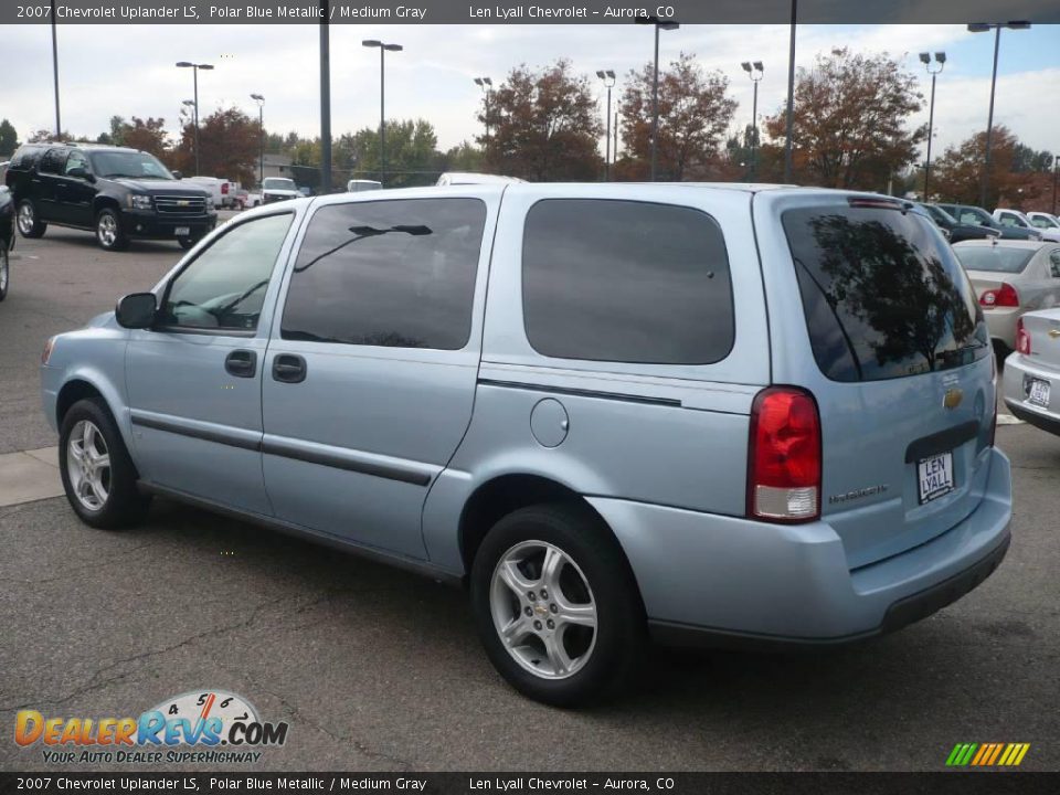 2007 Chevrolet Uplander LS Polar Blue Metallic / Medium Gray Photo #4