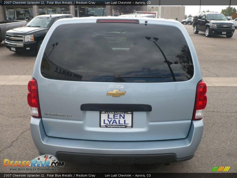 2007 Chevrolet Uplander LS Polar Blue Metallic / Medium Gray Photo #5