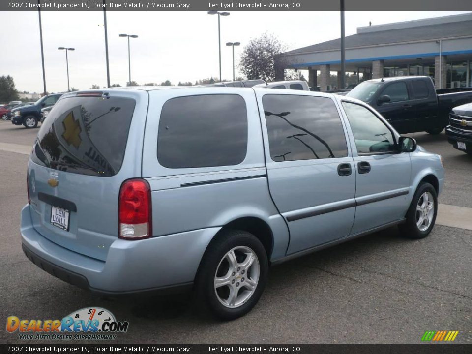2007 Chevrolet Uplander LS Polar Blue Metallic / Medium Gray Photo #6