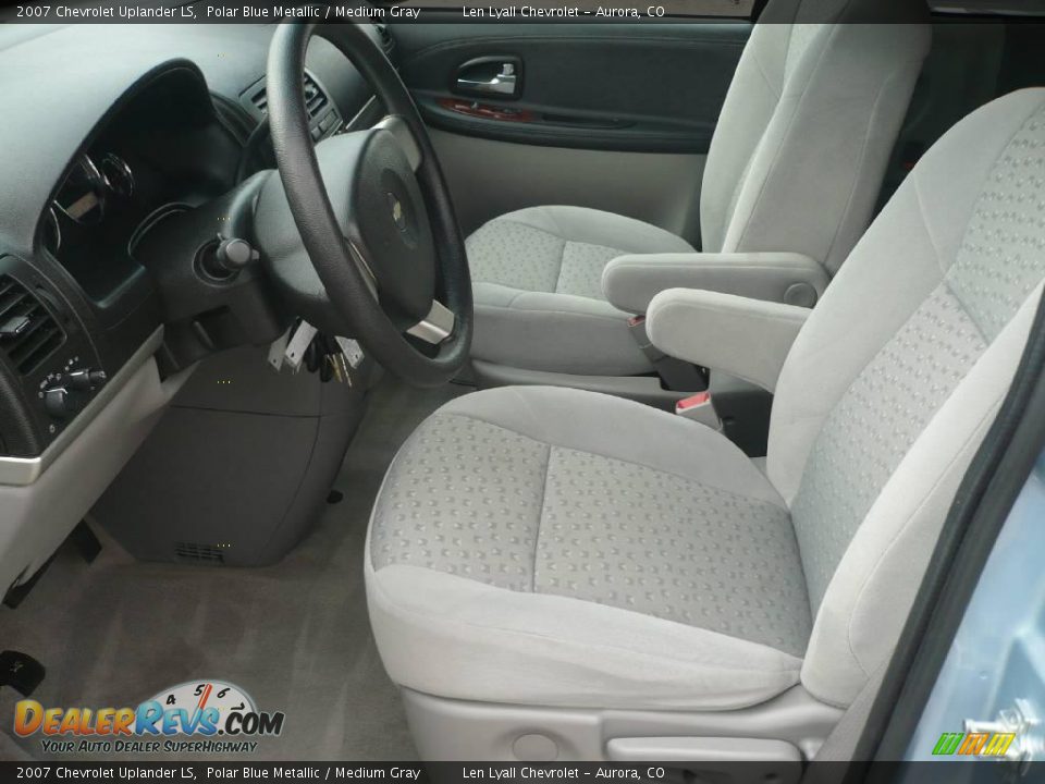 2007 Chevrolet Uplander LS Polar Blue Metallic / Medium Gray Photo #9
