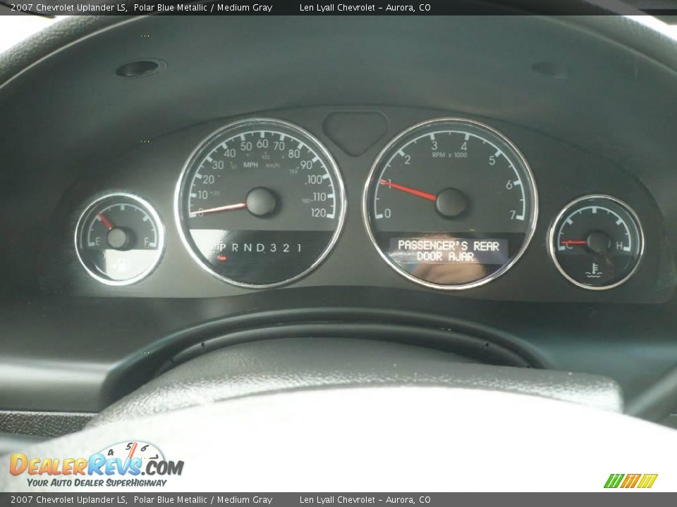 2007 Chevrolet Uplander LS Polar Blue Metallic / Medium Gray Photo #17