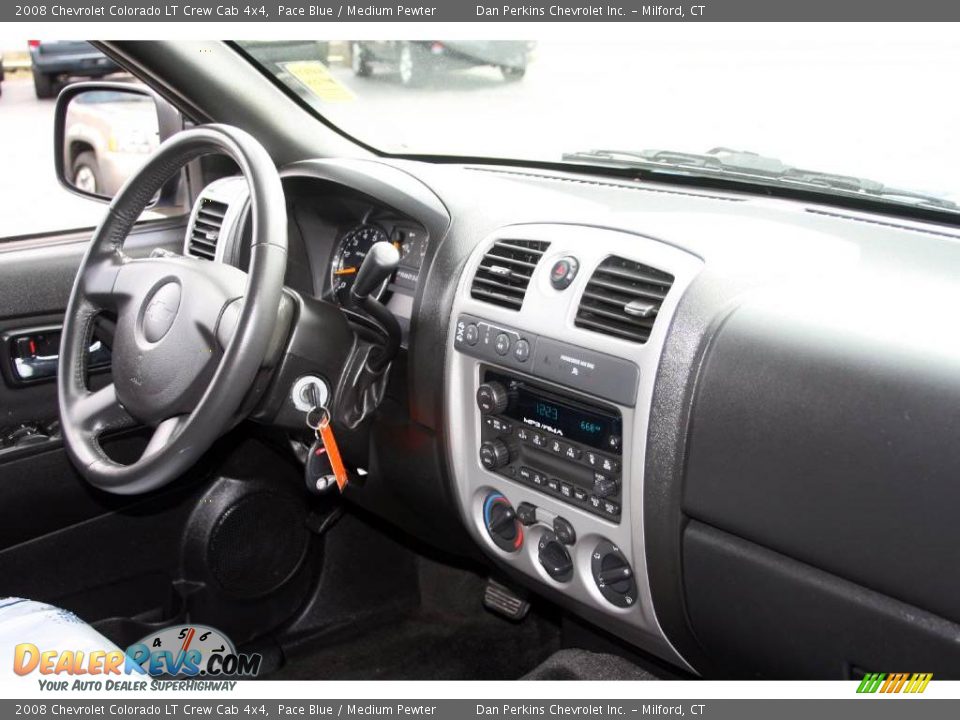 2008 Chevrolet Colorado LT Crew Cab 4x4 Pace Blue / Medium Pewter Photo #10