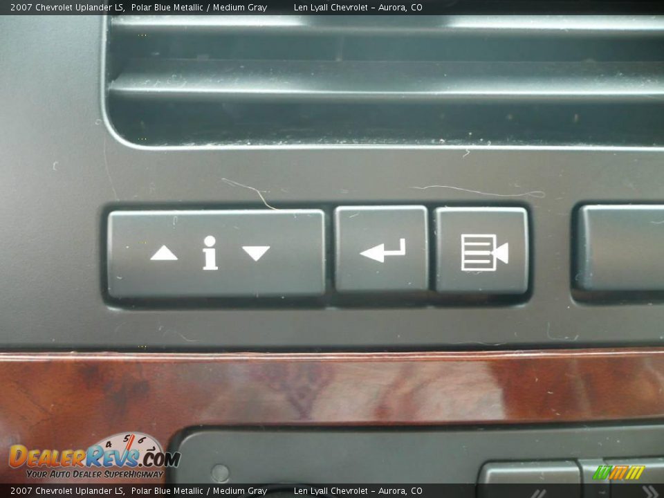 2007 Chevrolet Uplander LS Polar Blue Metallic / Medium Gray Photo #23