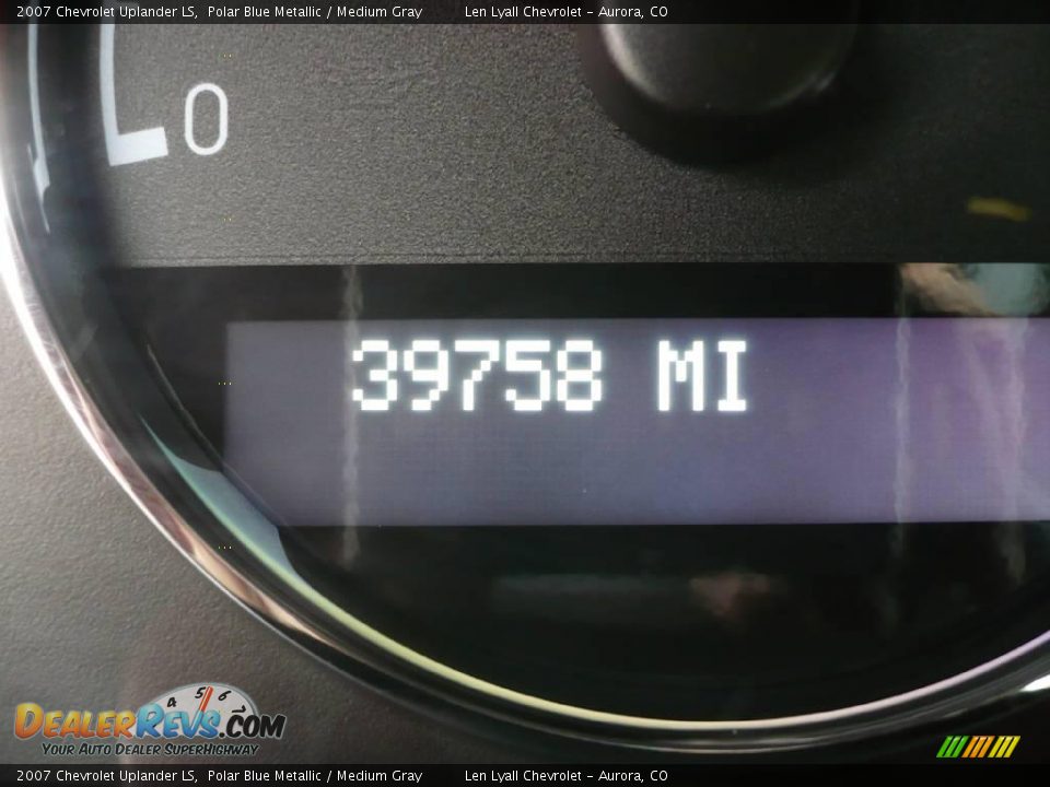 2007 Chevrolet Uplander LS Polar Blue Metallic / Medium Gray Photo #26