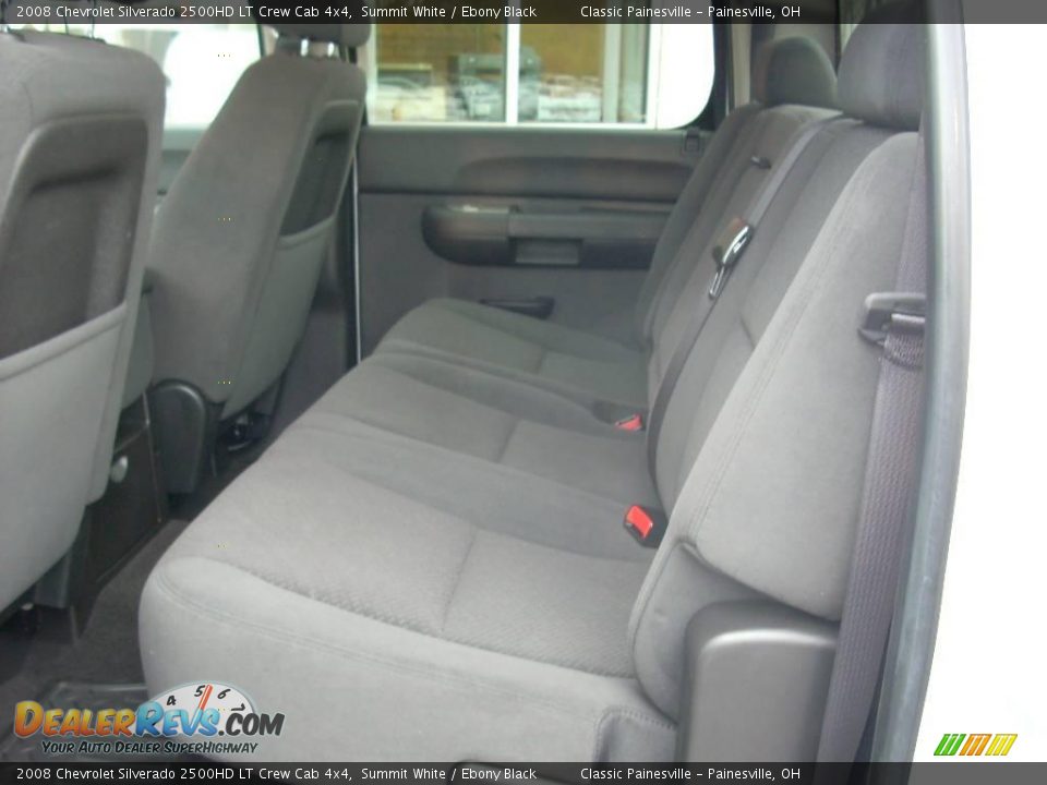 2008 Chevrolet Silverado 2500HD LT Crew Cab 4x4 Summit White / Ebony Black Photo #8