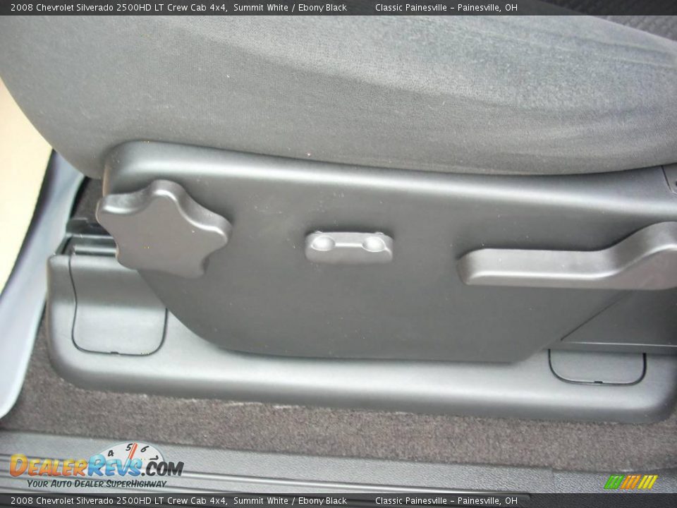 2008 Chevrolet Silverado 2500HD LT Crew Cab 4x4 Summit White / Ebony Black Photo #9