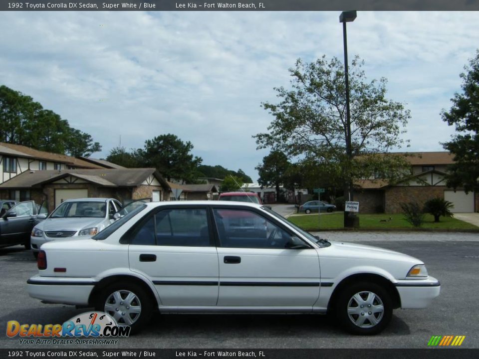 toyota corolla 1992 white #3