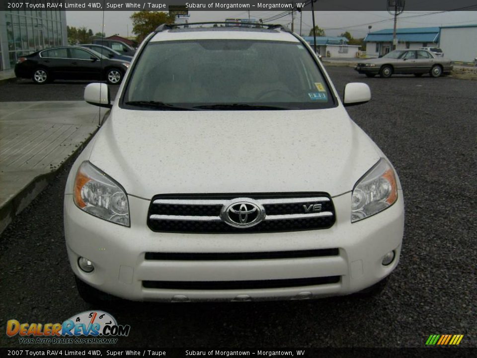 2007 Toyota RAV4 Limited 4WD Super White / Taupe Photo #8
