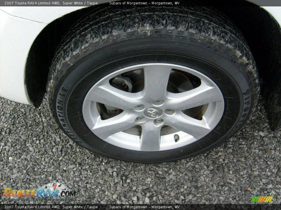 2007 Toyota RAV4 Limited 4WD Super White / Taupe Photo #9