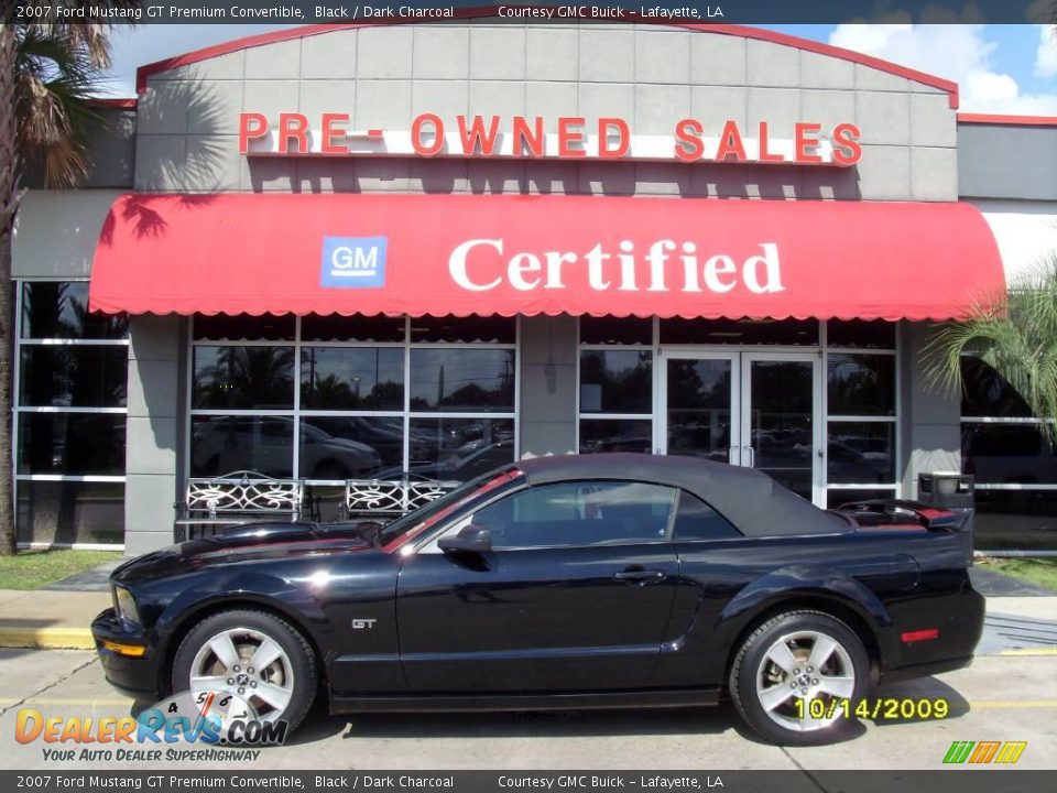 2007 Ford Mustang GT Premium Convertible Black / Dark Charcoal Photo #1