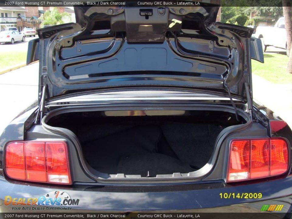 2007 Ford Mustang GT Premium Convertible Black / Dark Charcoal Photo #4