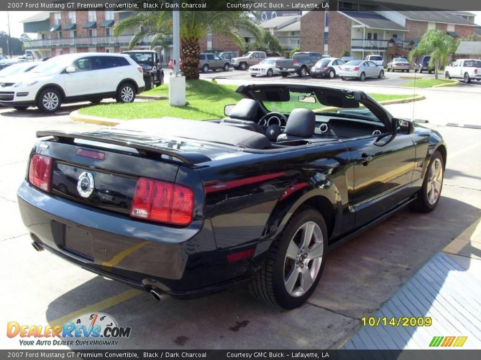 2007 Ford Mustang GT Premium Convertible Black / Dark Charcoal Photo #6