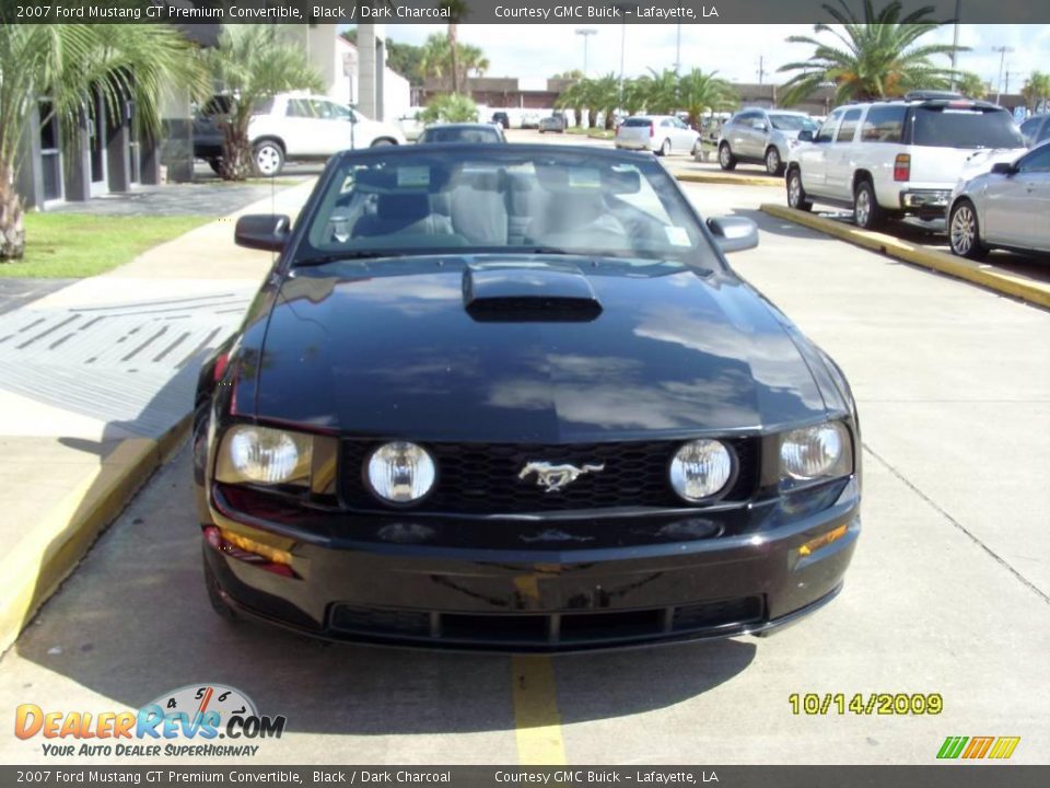 2007 Ford Mustang GT Premium Convertible Black / Dark Charcoal Photo #8
