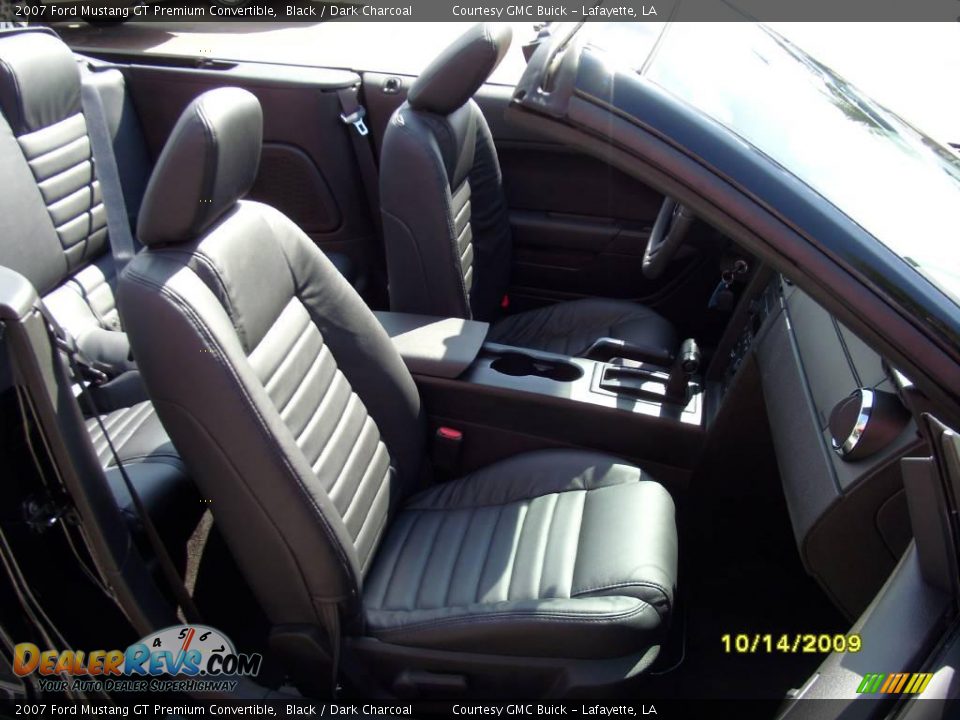 2007 Ford Mustang GT Premium Convertible Black / Dark Charcoal Photo #10