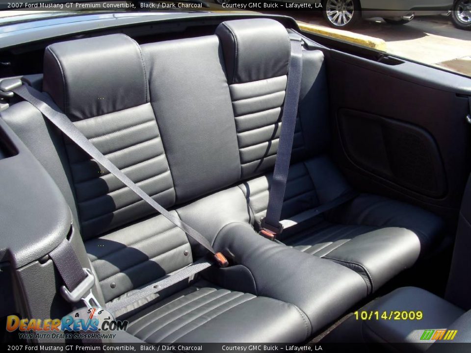 2007 Ford Mustang GT Premium Convertible Black / Dark Charcoal Photo #11