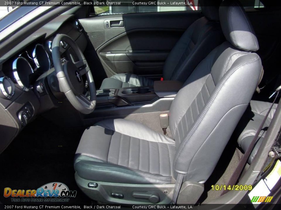 2007 Ford Mustang GT Premium Convertible Black / Dark Charcoal Photo #12