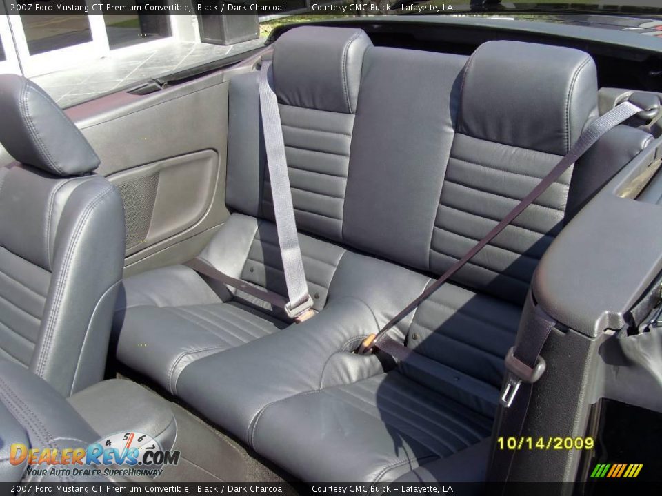 2007 Ford Mustang GT Premium Convertible Black / Dark Charcoal Photo #13