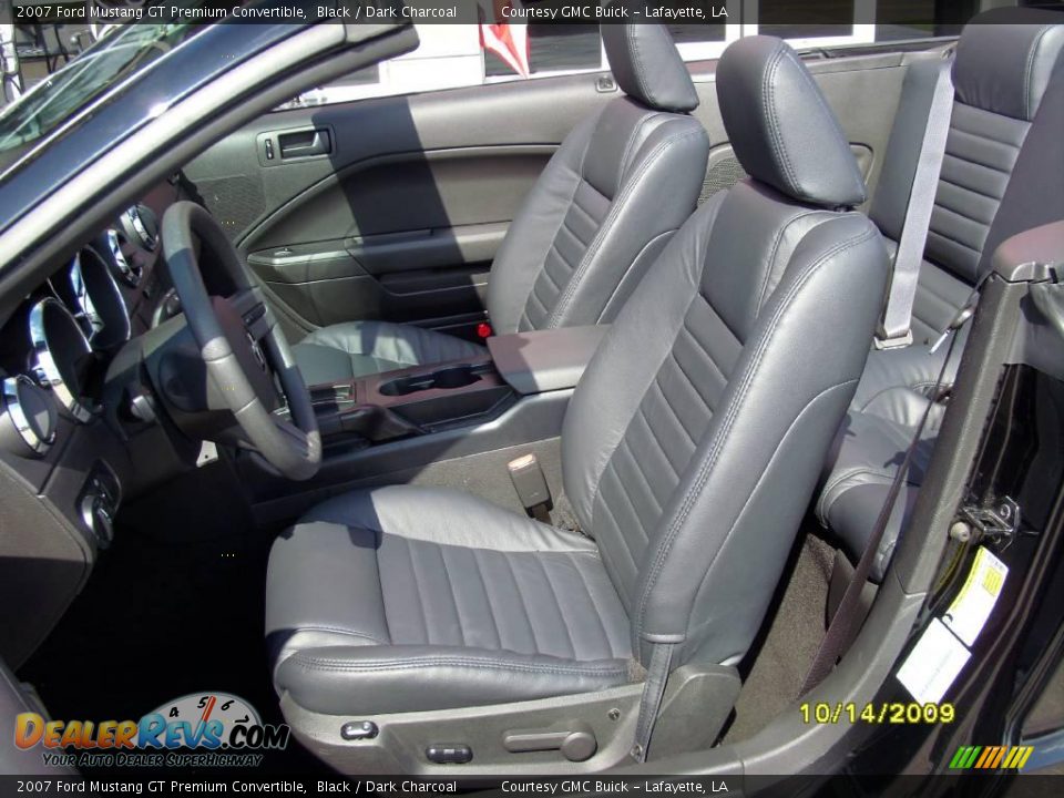 2007 Ford Mustang GT Premium Convertible Black / Dark Charcoal Photo #14