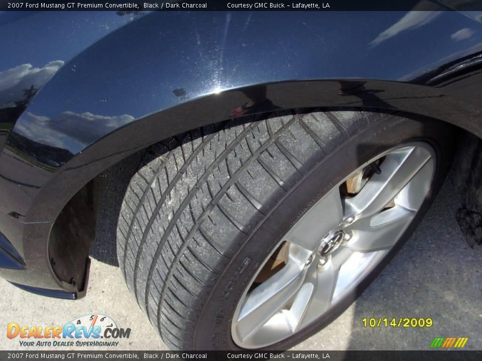 2007 Ford Mustang GT Premium Convertible Black / Dark Charcoal Photo #19