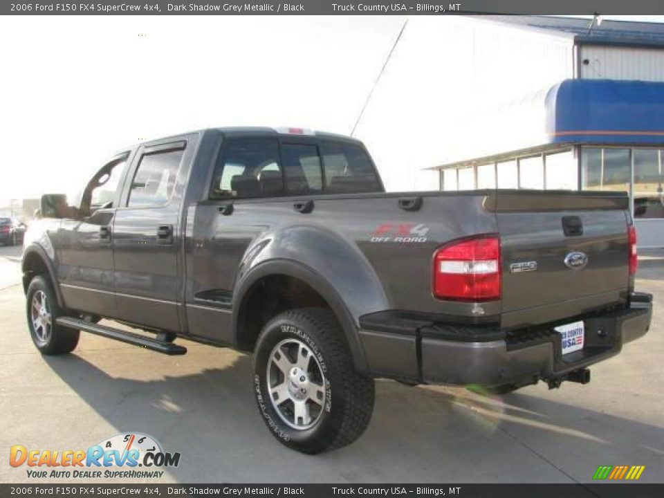2006 Ford F150 FX4 SuperCrew 4x4 Dark Shadow Grey Metallic / Black Photo #6
