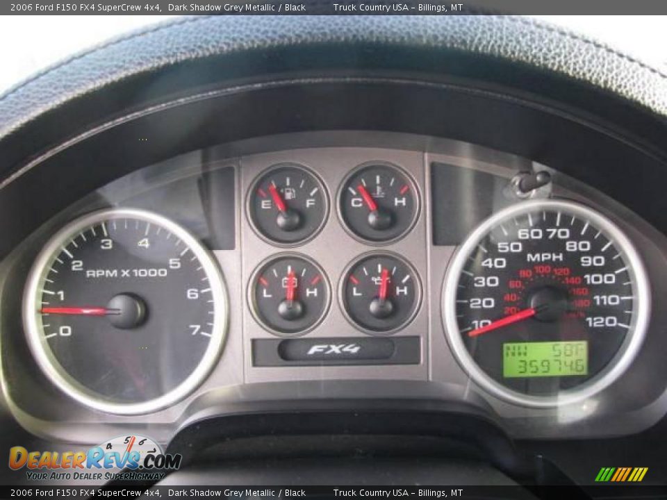 2006 Ford F150 FX4 SuperCrew 4x4 Dark Shadow Grey Metallic / Black Photo #16