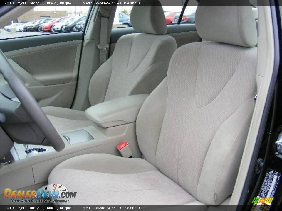 2010 Toyota Camry LE Black / Bisque Photo #9