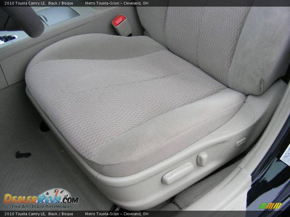 2010 Toyota Camry LE Black / Bisque Photo #10