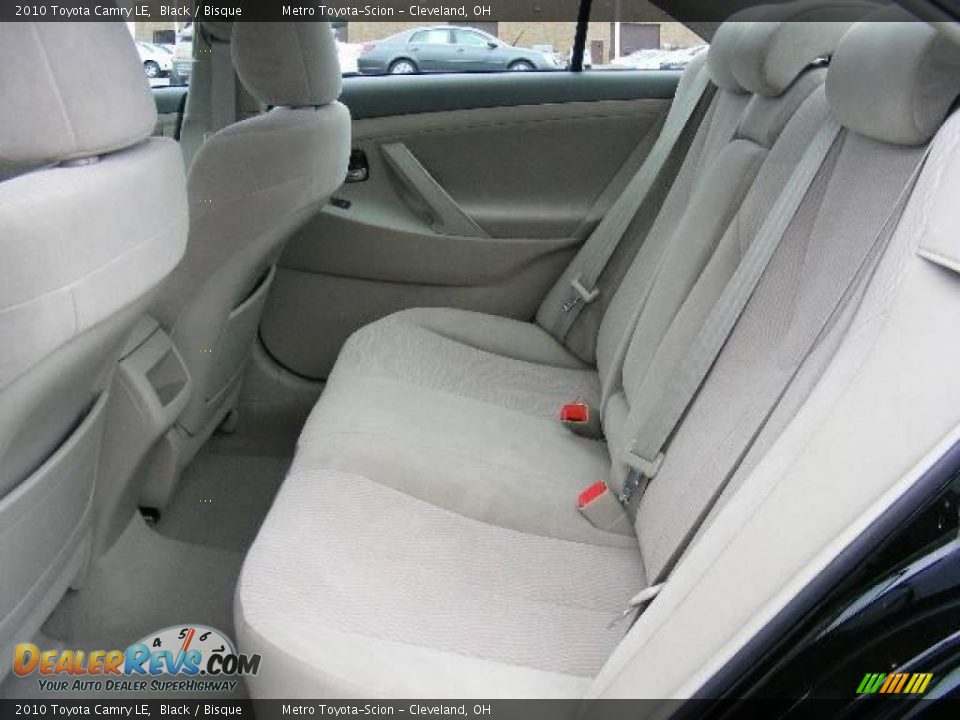 2010 Toyota Camry LE Black / Bisque Photo #11