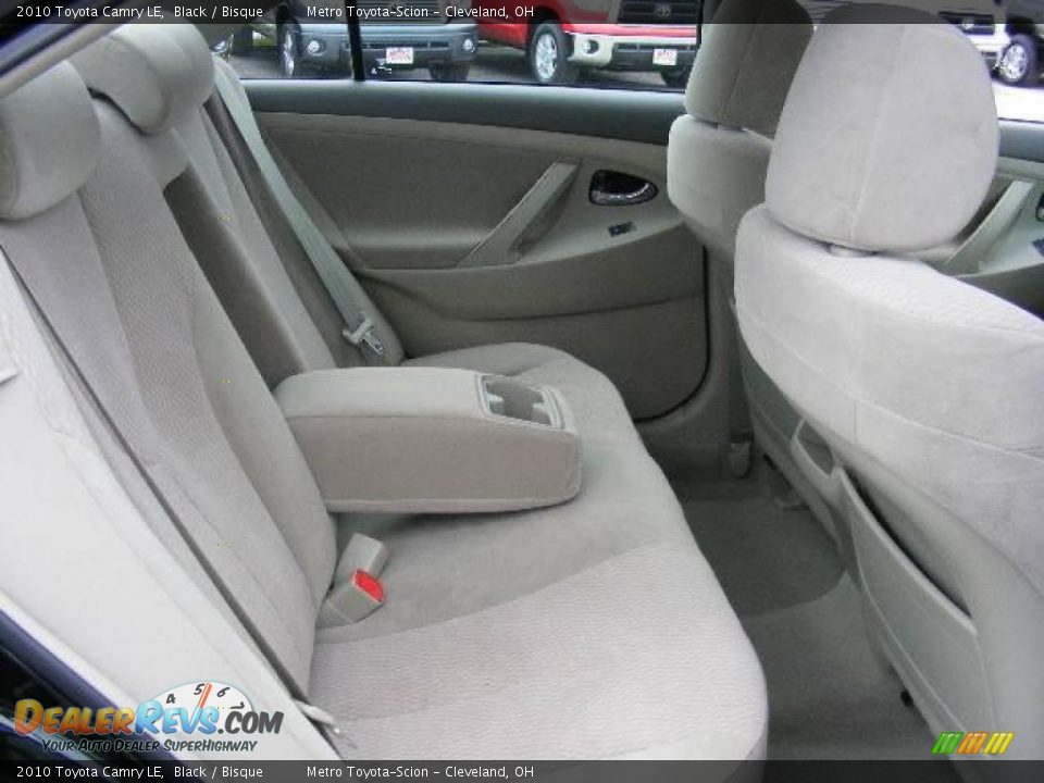 2010 Toyota Camry LE Black / Bisque Photo #12