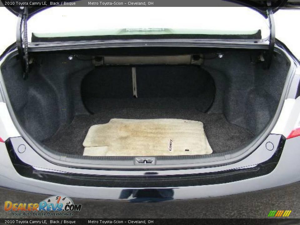 2010 Toyota Camry LE Black / Bisque Photo #23