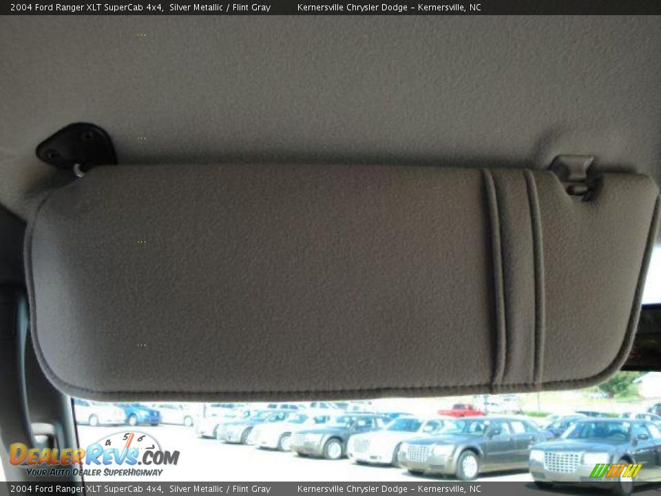 2004 Ford Ranger XLT SuperCab 4x4 Silver Metallic / Flint Gray Photo #27