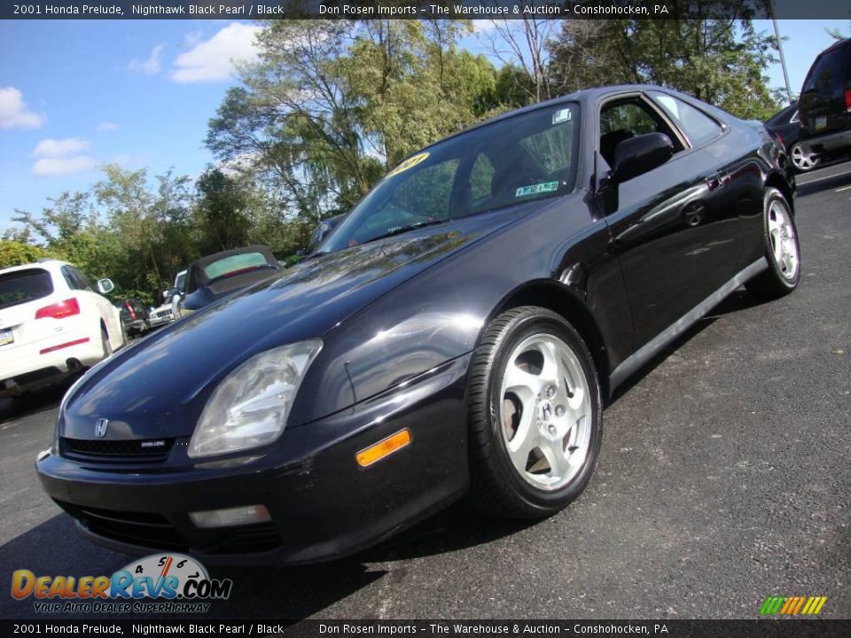 2001 Honda Prelude Nighthawk Black Pearl / Black Photo #2