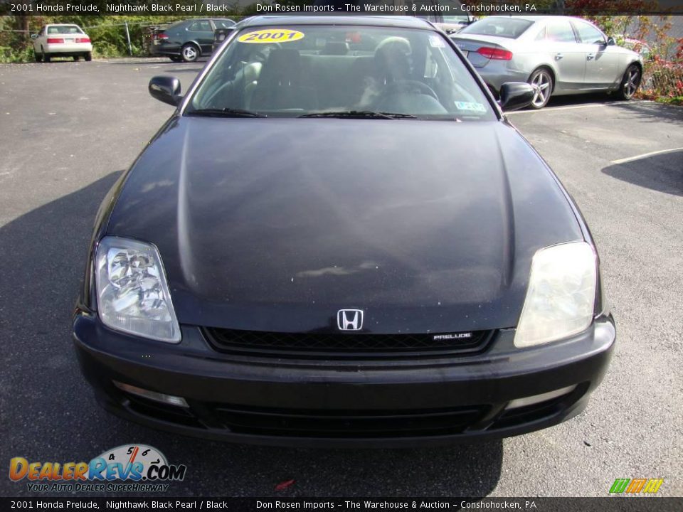 2001 Honda Prelude Nighthawk Black Pearl / Black Photo #3