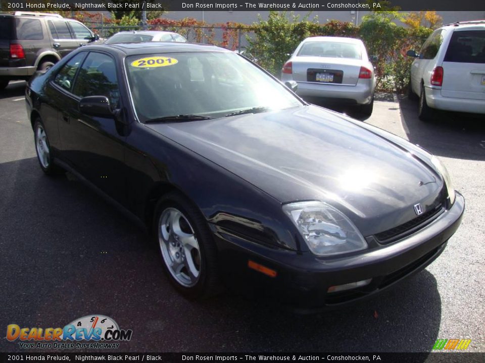 2001 Honda Prelude Nighthawk Black Pearl / Black Photo #4