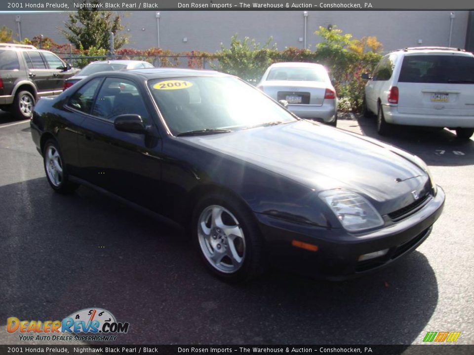 2001 Honda Prelude Nighthawk Black Pearl / Black Photo #5