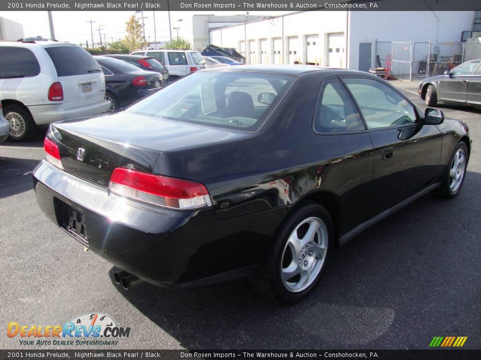 2001 Honda Prelude Nighthawk Black Pearl / Black Photo #7