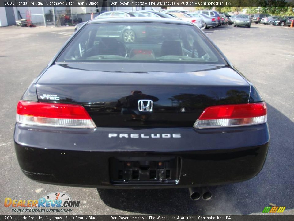 2001 Honda Prelude Nighthawk Black Pearl / Black Photo #8