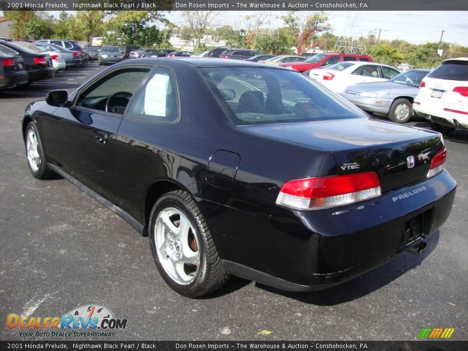 2001 Honda Prelude Nighthawk Black Pearl / Black Photo #9