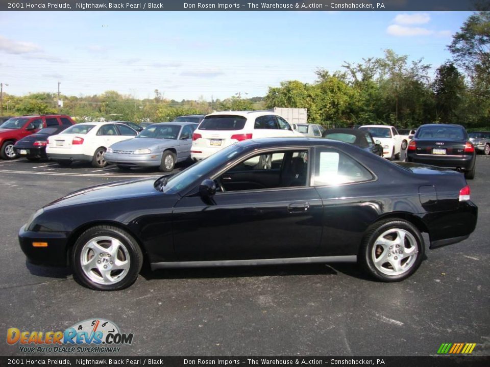2001 Honda Prelude Nighthawk Black Pearl / Black Photo #10