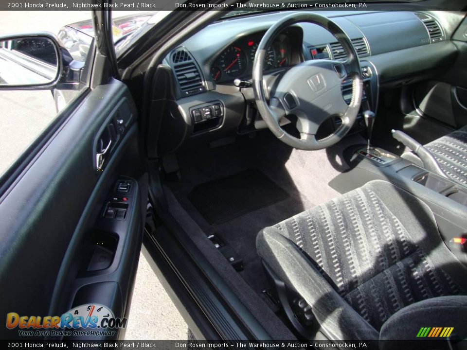 2001 Honda Prelude Nighthawk Black Pearl / Black Photo #12