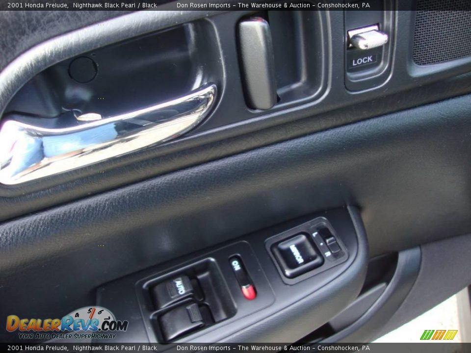 2001 Honda Prelude Nighthawk Black Pearl / Black Photo #14