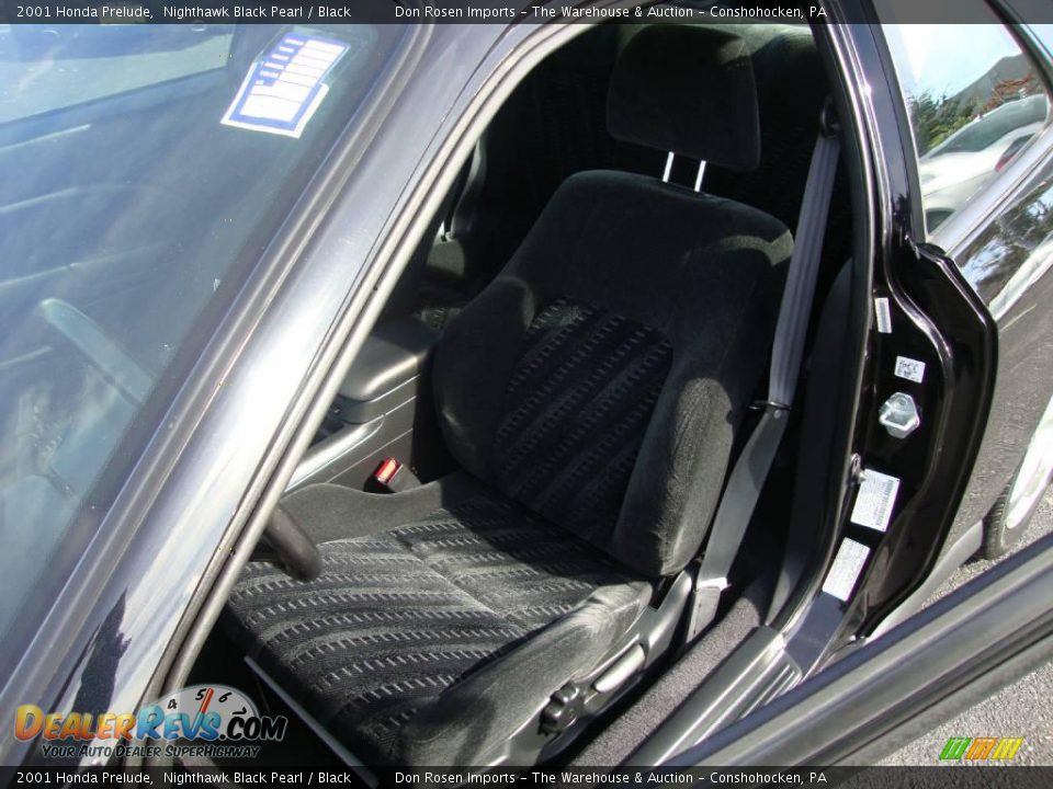 2001 Honda Prelude Nighthawk Black Pearl / Black Photo #16