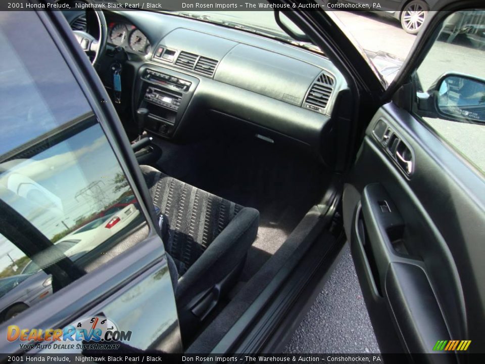 2001 Honda Prelude Nighthawk Black Pearl / Black Photo #18