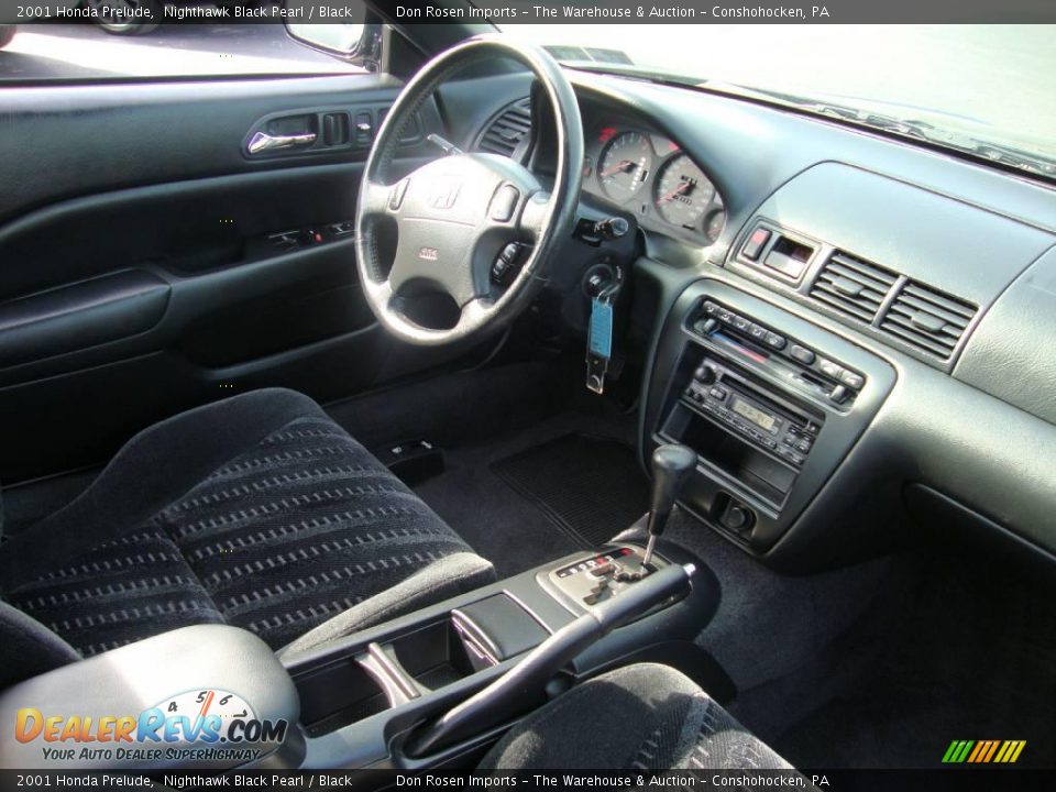 2001 Honda Prelude Nighthawk Black Pearl / Black Photo #19