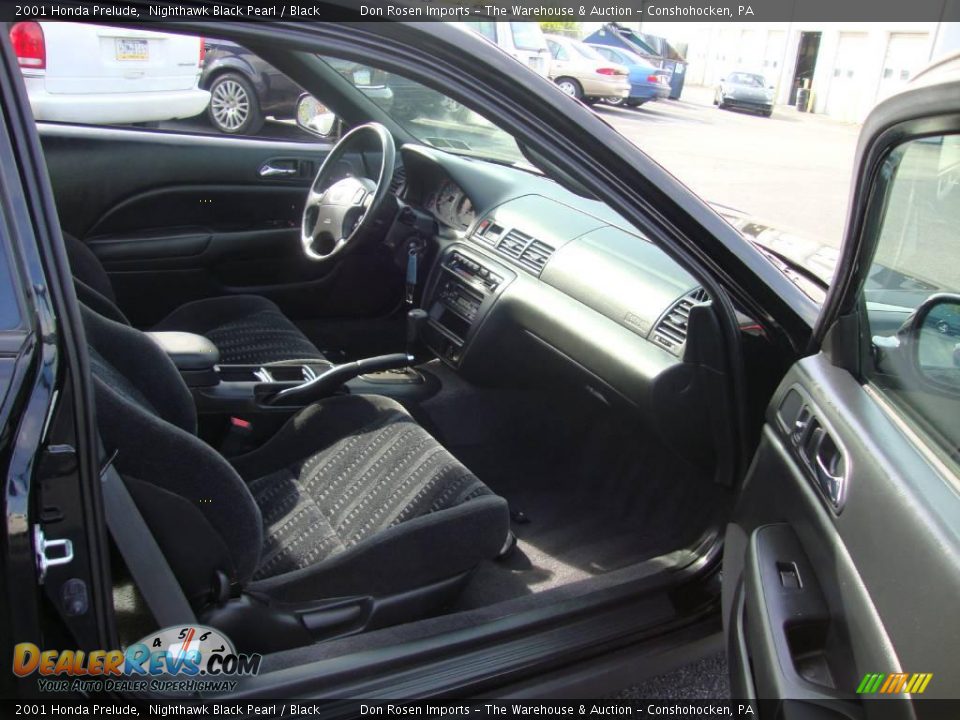 2001 Honda Prelude Nighthawk Black Pearl / Black Photo #20