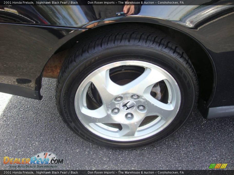2001 Honda Prelude Nighthawk Black Pearl / Black Photo #22