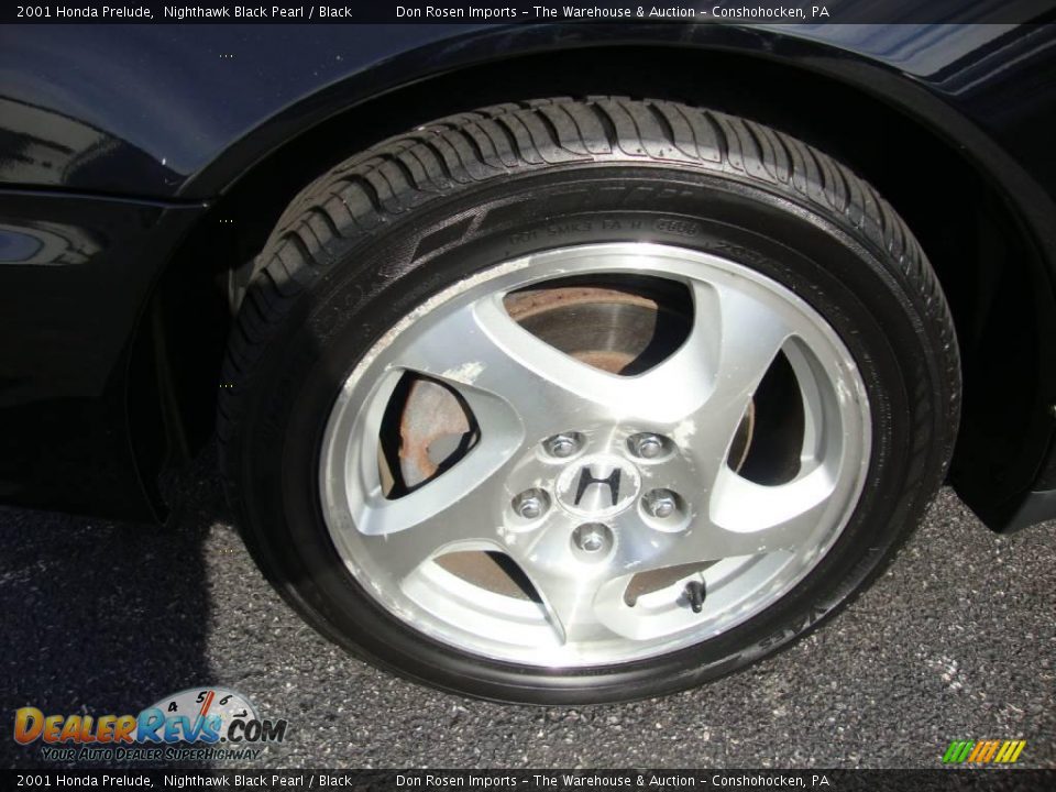 2001 Honda Prelude Nighthawk Black Pearl / Black Photo #24