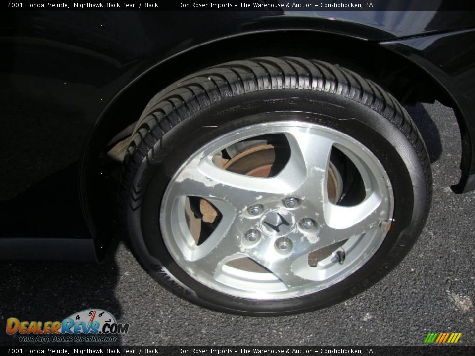 2001 Honda Prelude Nighthawk Black Pearl / Black Photo #25