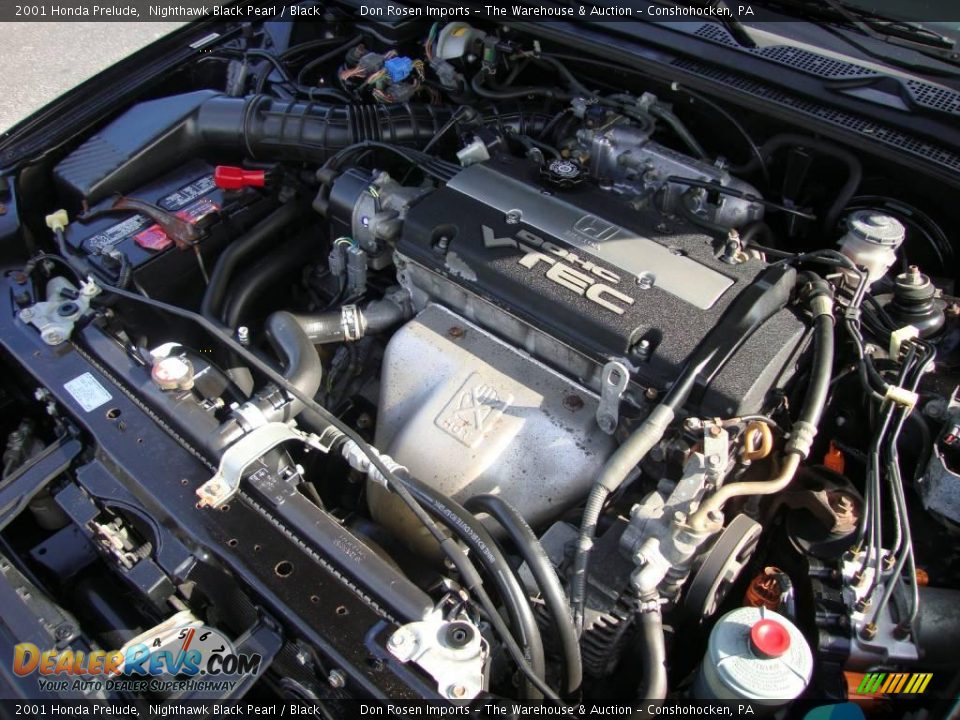 2001 Honda Prelude Nighthawk Black Pearl / Black Photo #28